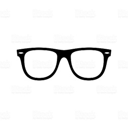 Sunglasses icon. Black, minimalist icon isolated on white background.